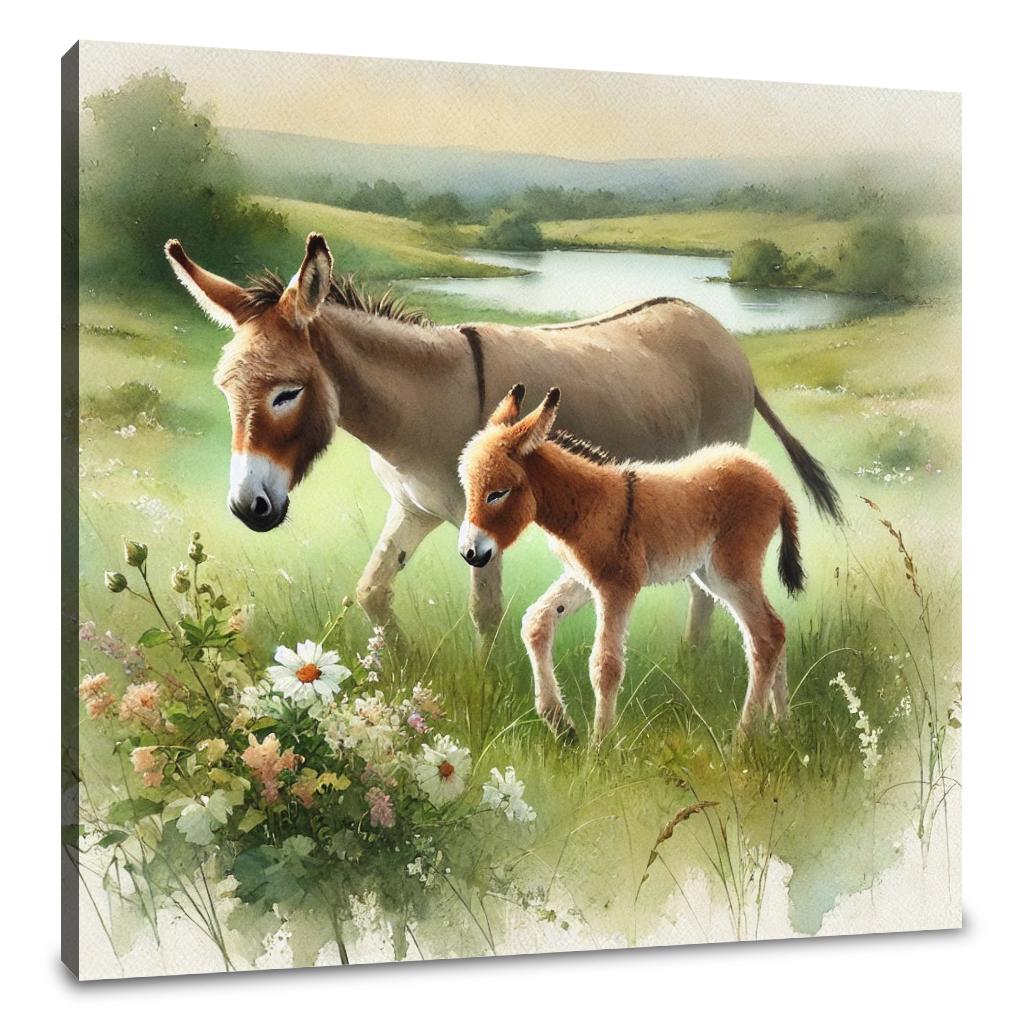 Gentle Meadow Companions Canvas