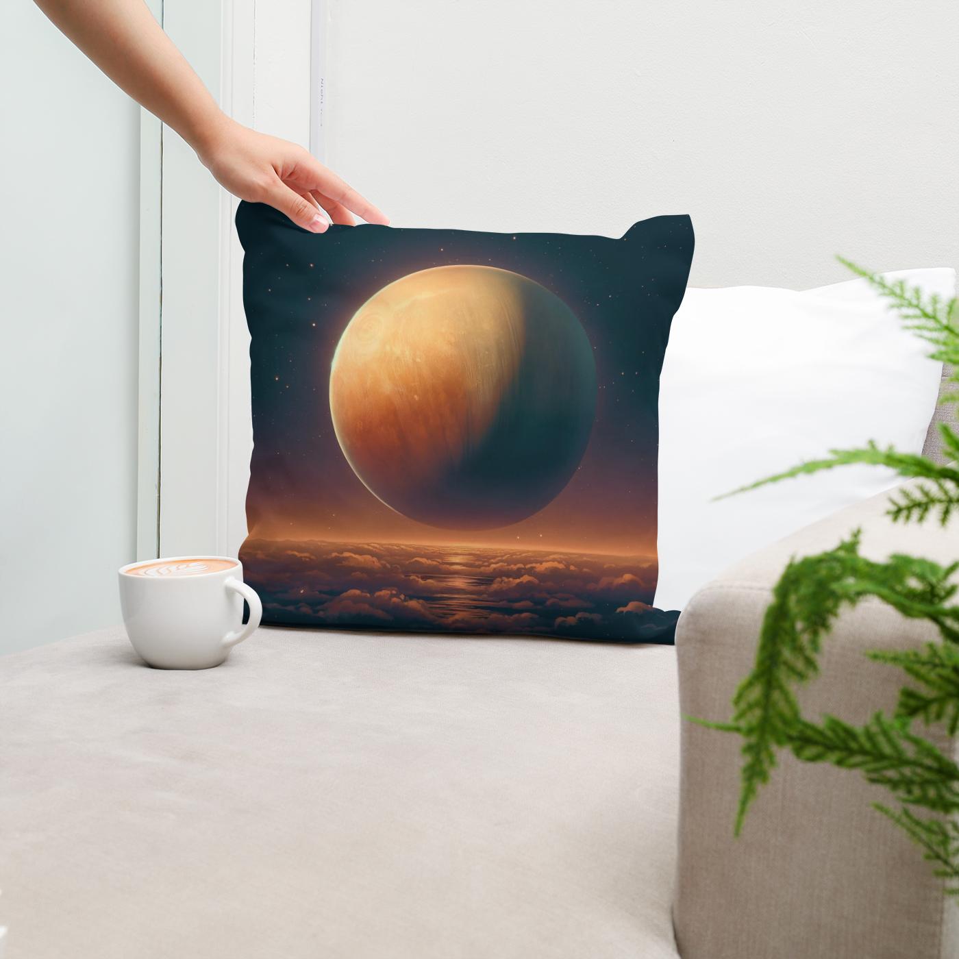Titan's Hazy Enigma Cotton Cushion