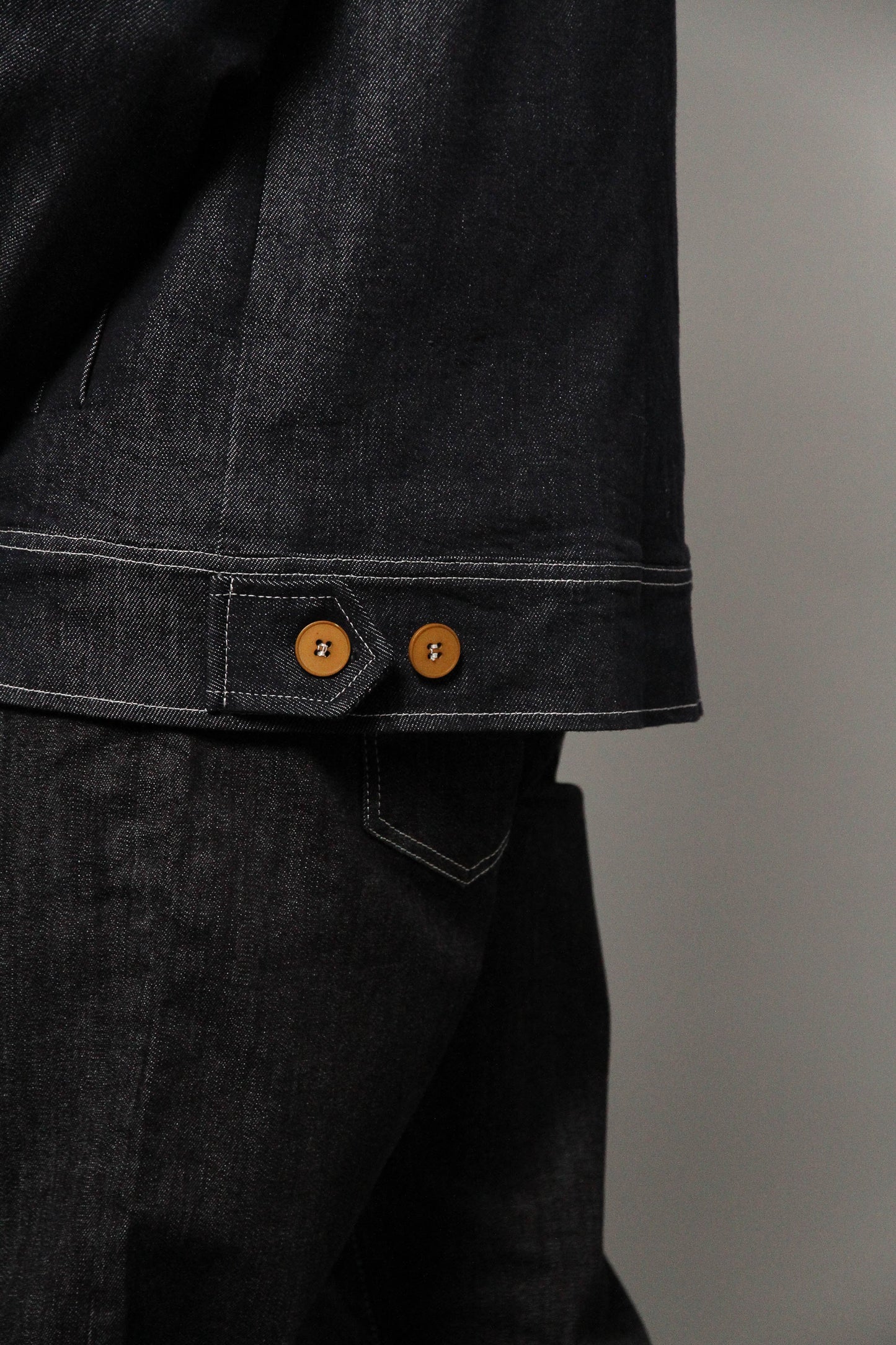 Turner Long Sleeve Shacket - Denim Stay Blue