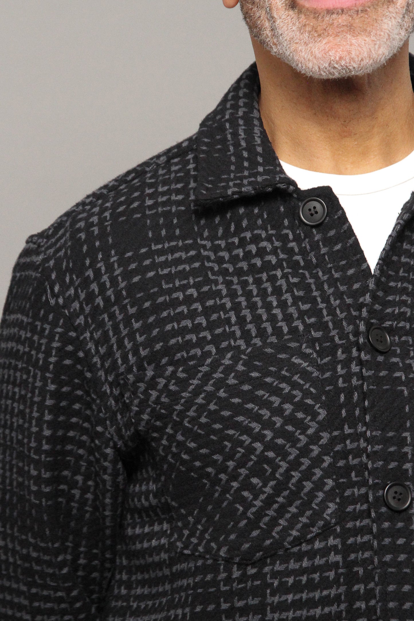 Bart Overshirt - Navy Blue Check