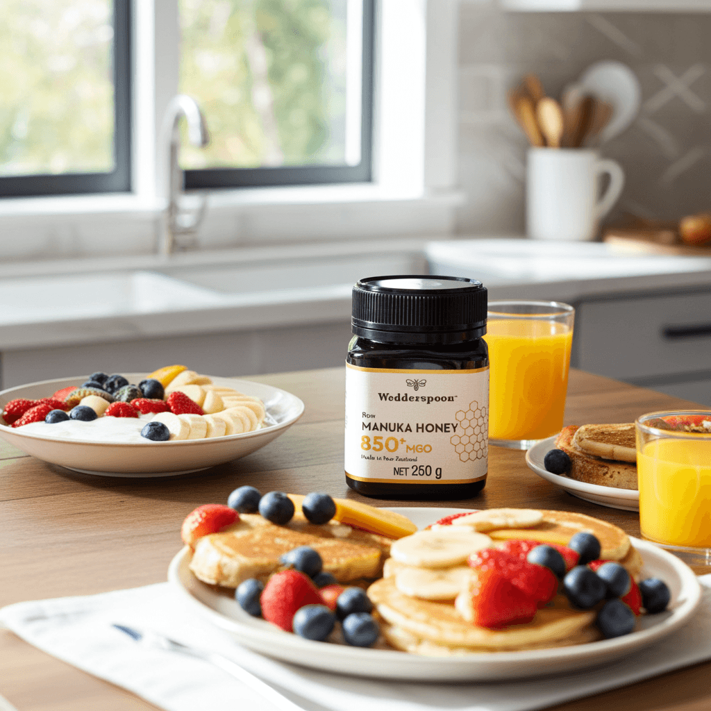 Wedderspoon Raw Manuka Honey 850 MGO (250g) – Unpasteurised High Potency