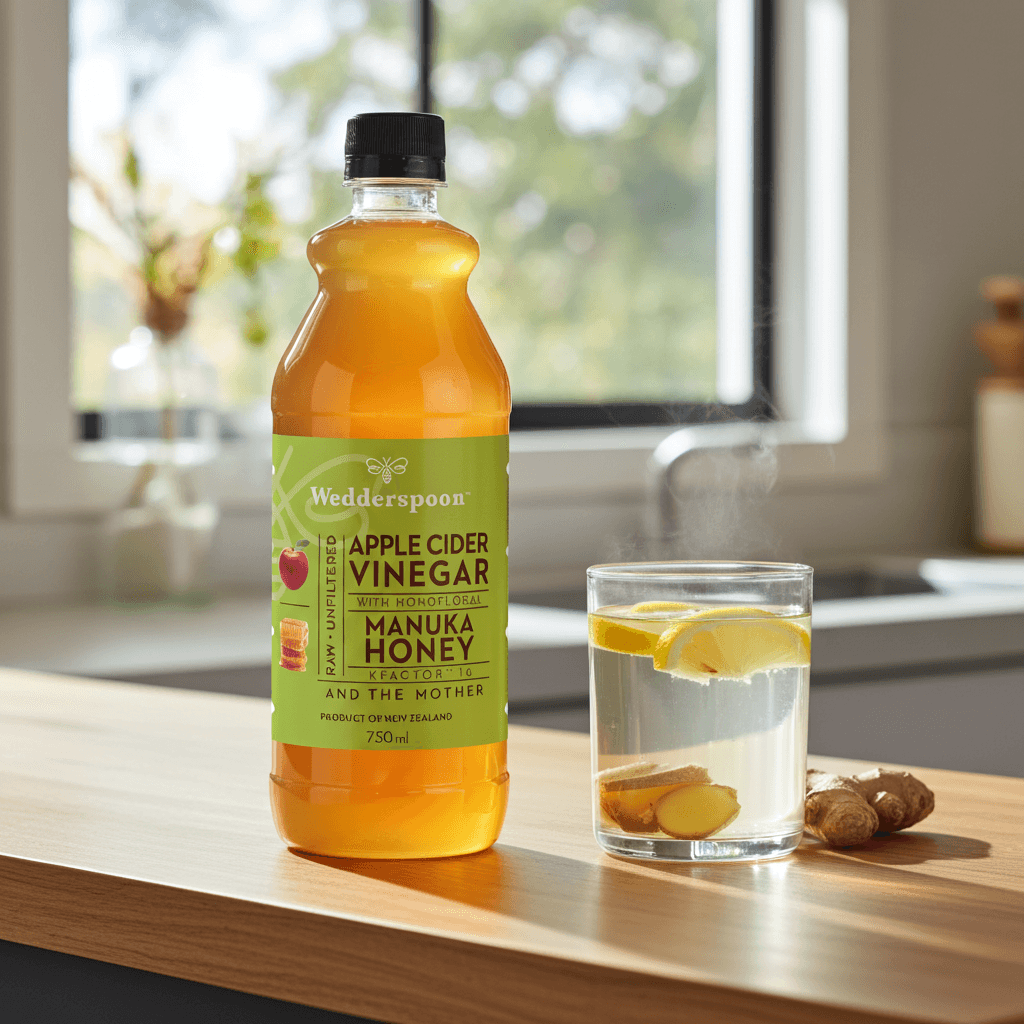 Wedderspoon Apple Cider Vinegar with Manuka Honey Twin Pack 750ml