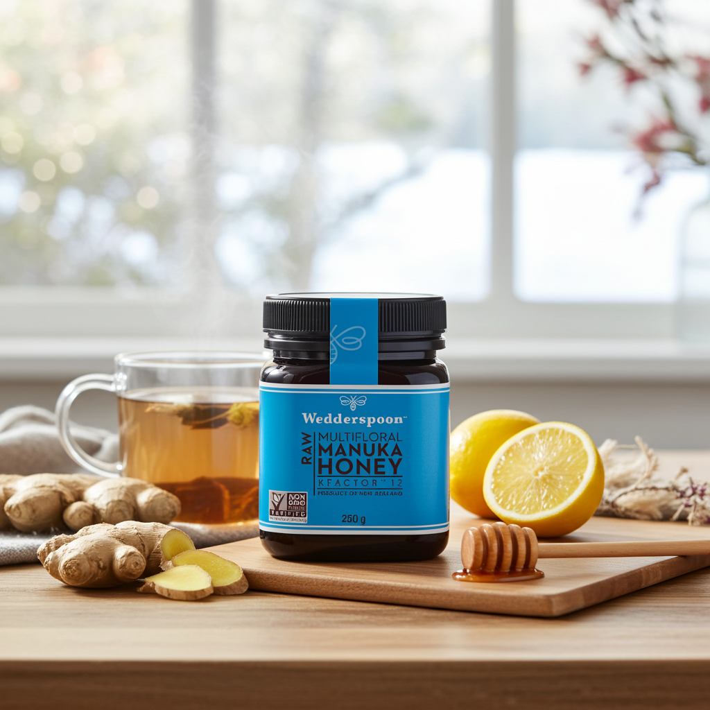 Wedderspoon Raw Manuka Honey KFactor 12 250g Triple Pack
