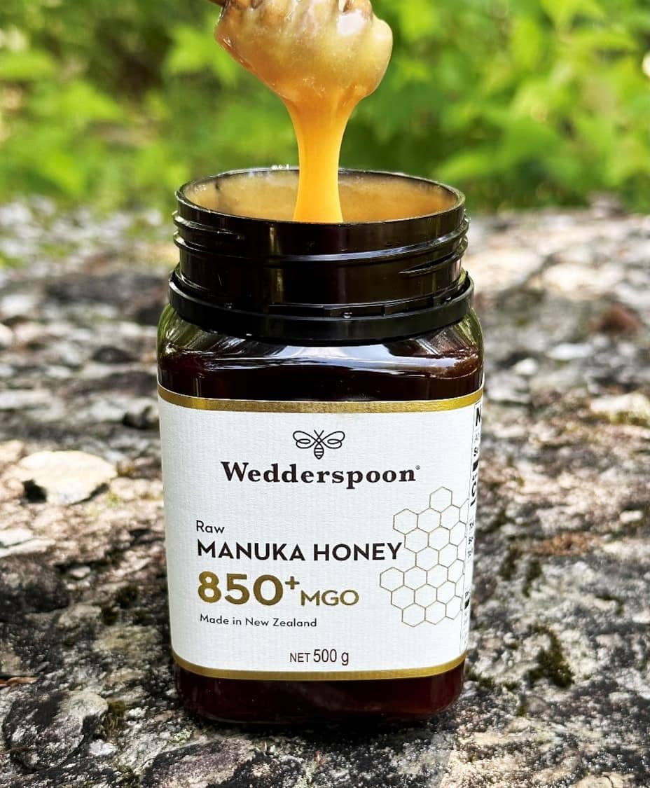 Wedderspoon Raw Manuka Honey 850 MGO (500g) – Pure New Zealand