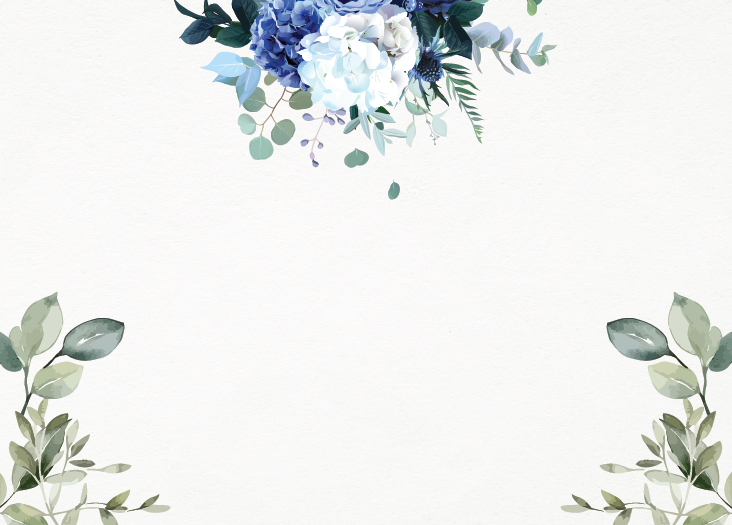 RSVP Card - Hydrangea