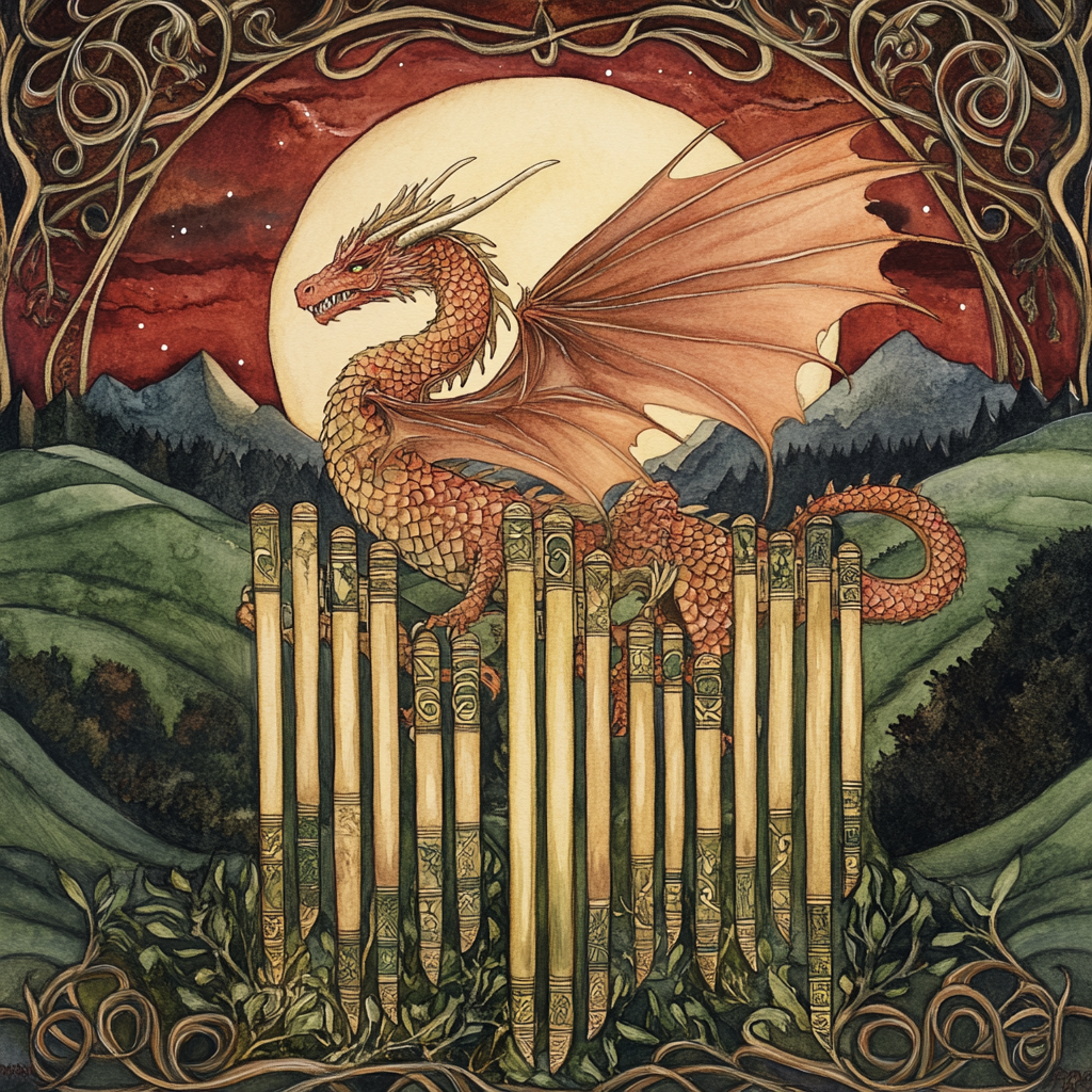Welsh Dragon Harmony Canvas