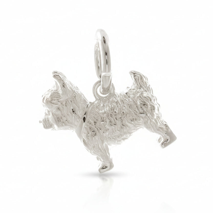 West Highland Terrier Silver Dog Charm