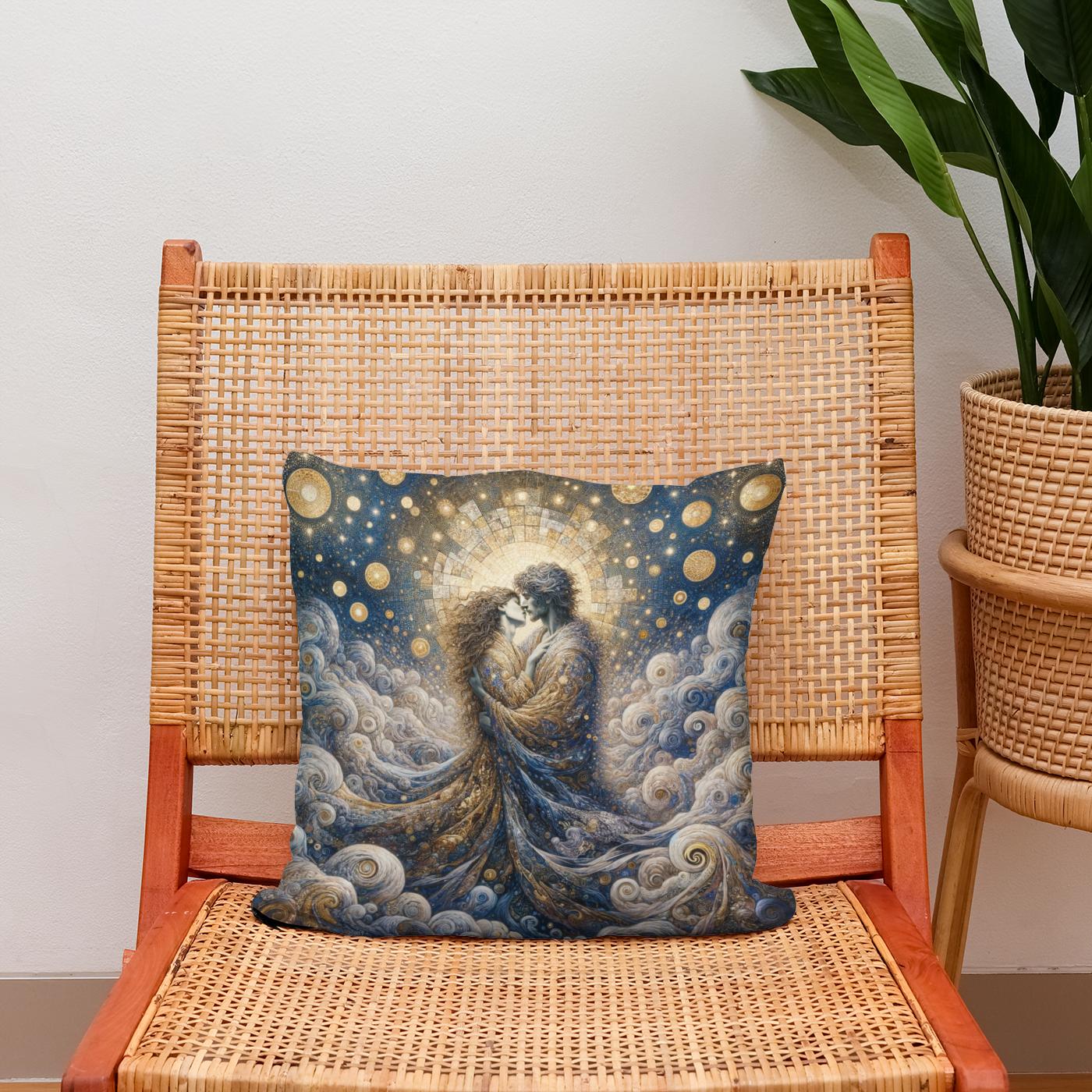 Starry Embrace Cotton Cushion