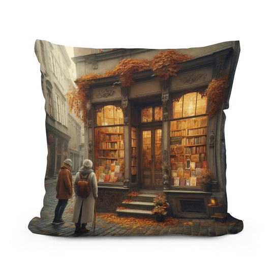 Cozy Autumn Reads Cotton Cushion
