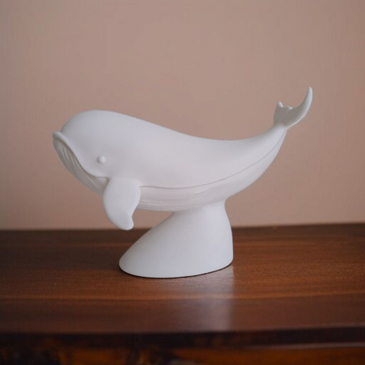 Sculpture #18 | Whale on Stand | Minimalist Ocean-Inspired Sculpture