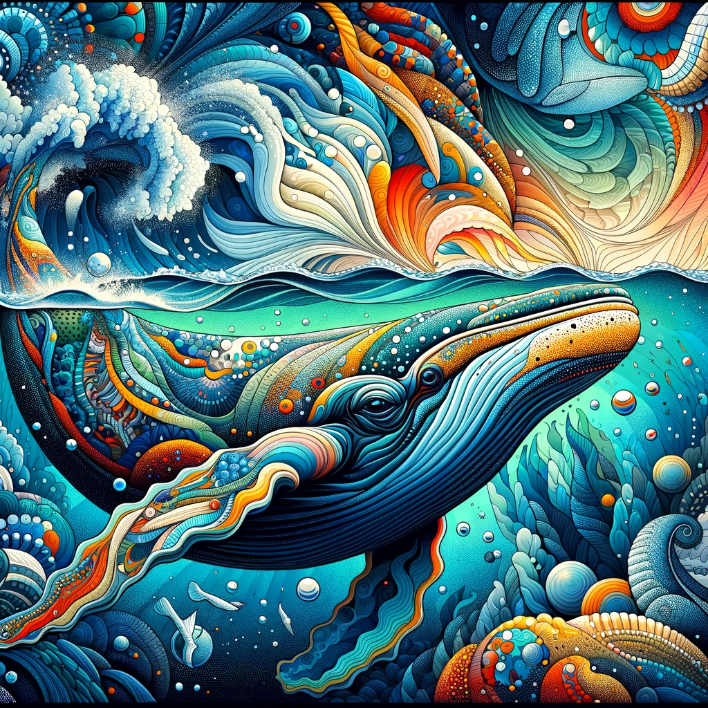 Whale Pop Fusion Canvas
