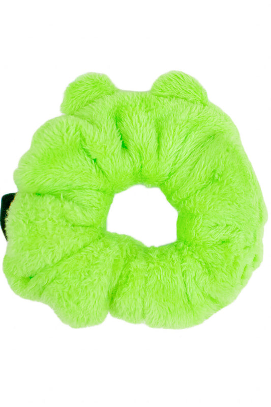 Fluffy Albert The Frog Handmade Scrunchie