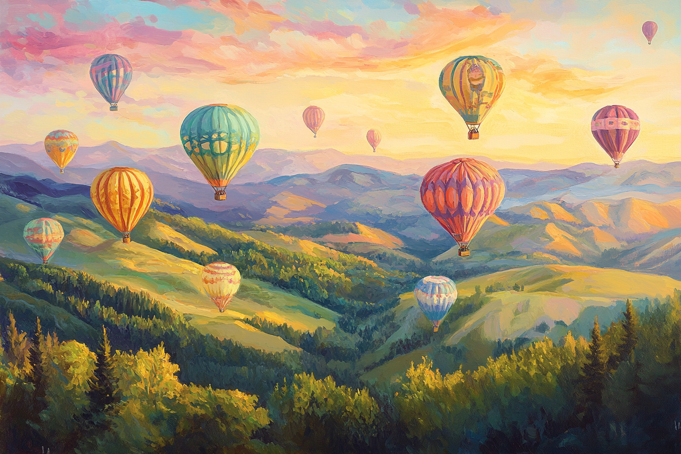 Whimsical Balloon Dream Blanket