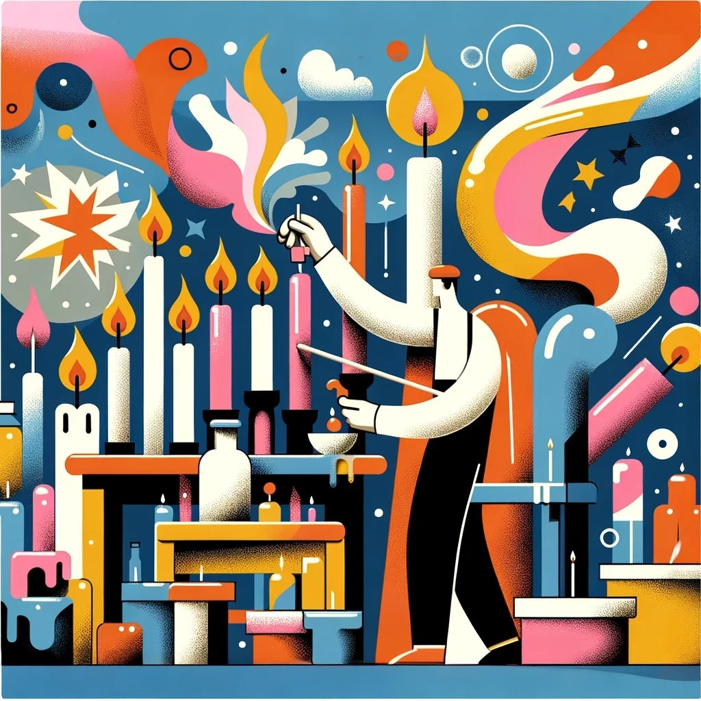 Whimsical Candle Maker Canvas