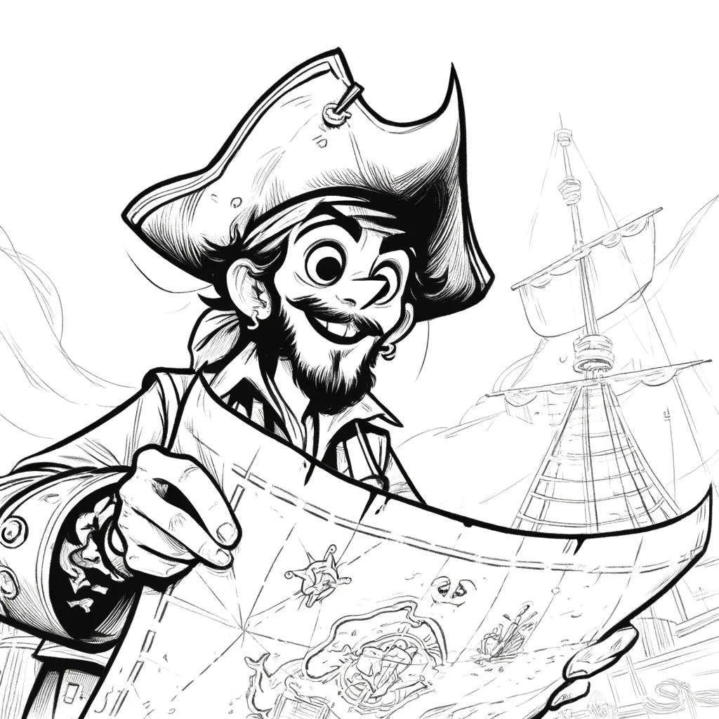 Whimsical Pirate Quest Canvas