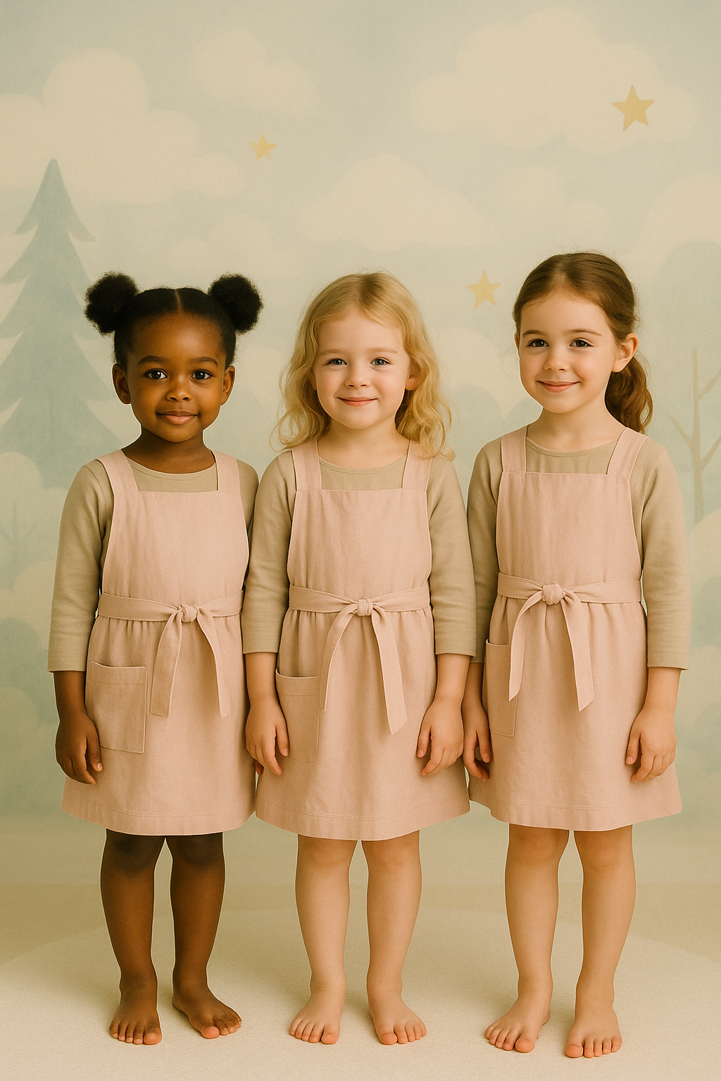 The Fairy Uniform: Linen Apron Girls