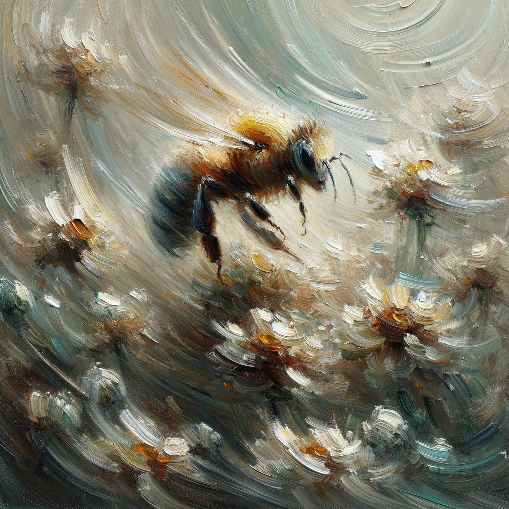 Whirlwind Dance Bee Canvas