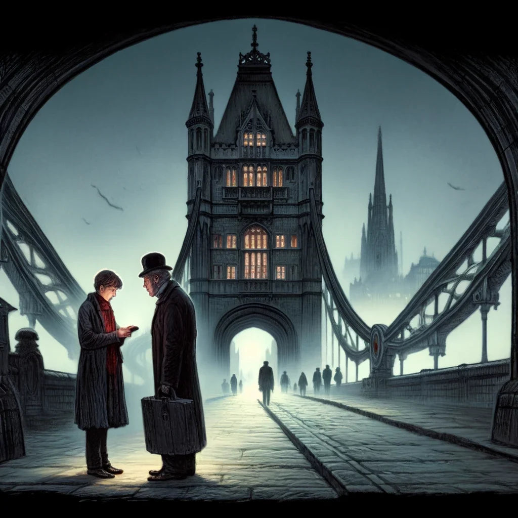 Whispered Secrets on London Bridge Canvas