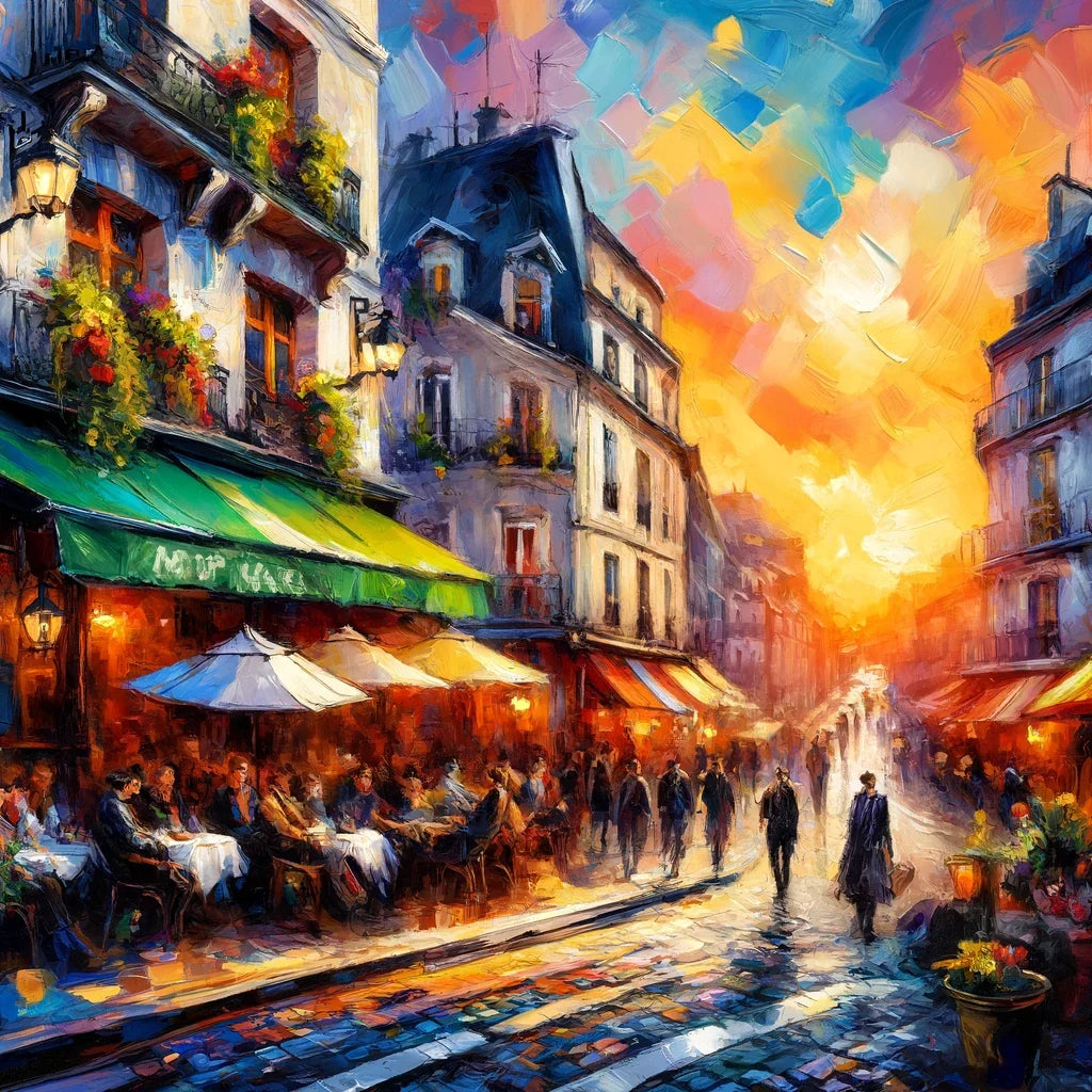 Whispers of Montmartre Paris Canvas