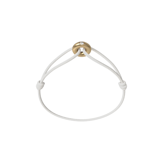 Mini Golden Soho Diamond Cord Bracelet