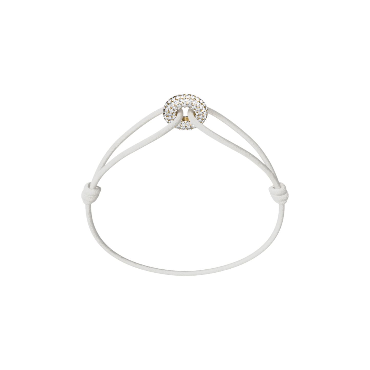 Mini Golden Soho Pavé Cord Bracelet