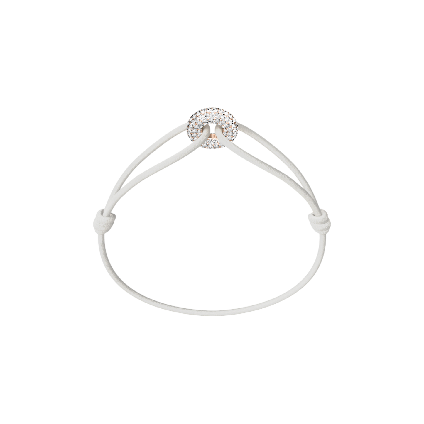 Mini Rose Soho Pavé Cord Bracelet