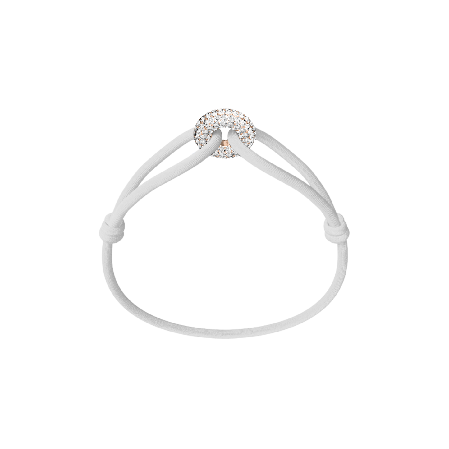 Rose Soho Pavé Cord Bracelet
