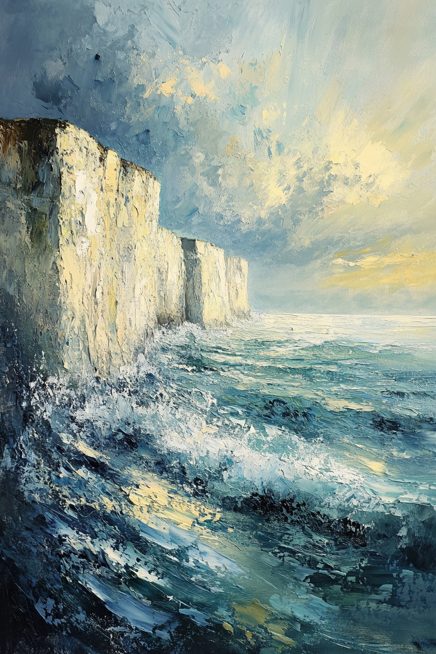 White Cliffs of Dover Canvas