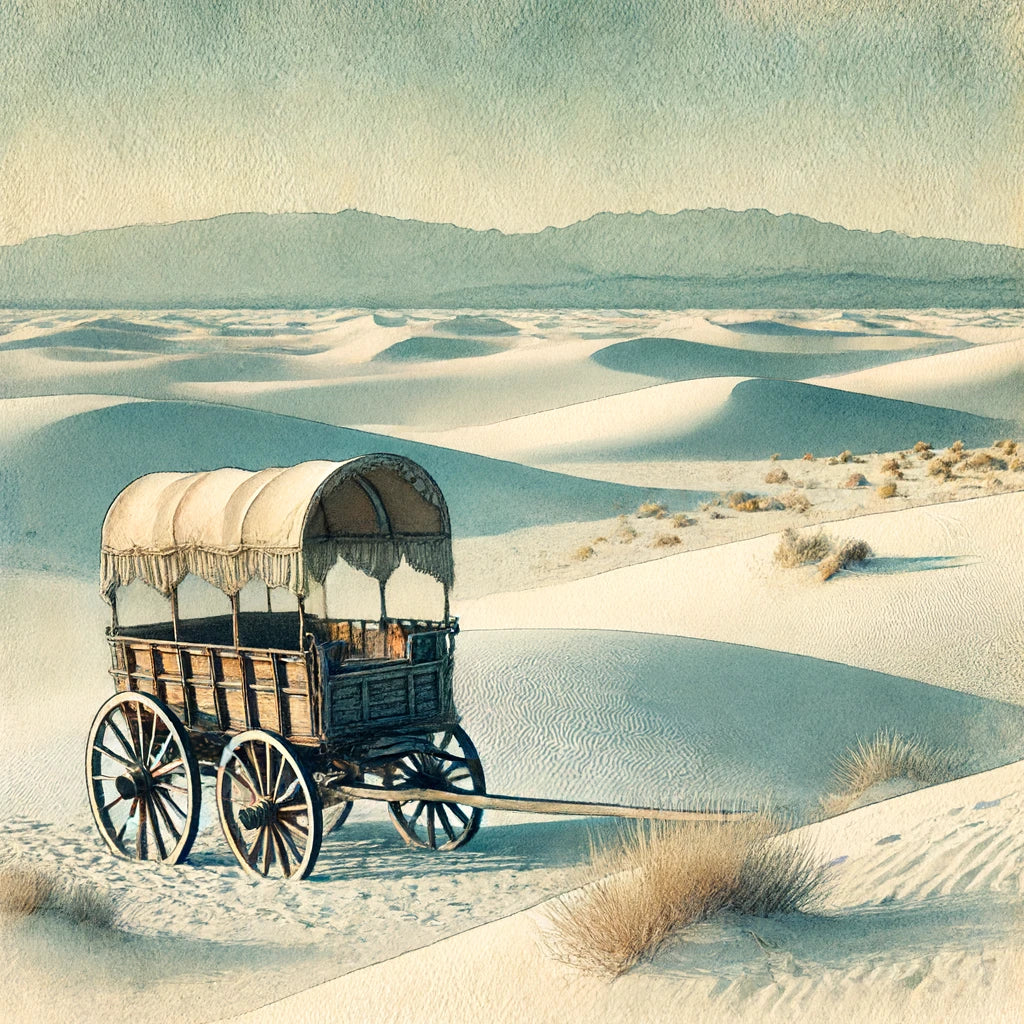 White Sands Serenity Canvas