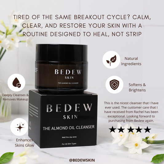 Almond Oil Cleanser | Gentle Oil Cleanser for Dry, Sensitive & Blemish-Prone Skin