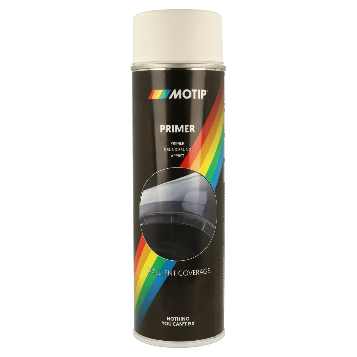 Motip Primer Spray 500ml, Available in 4 Colours