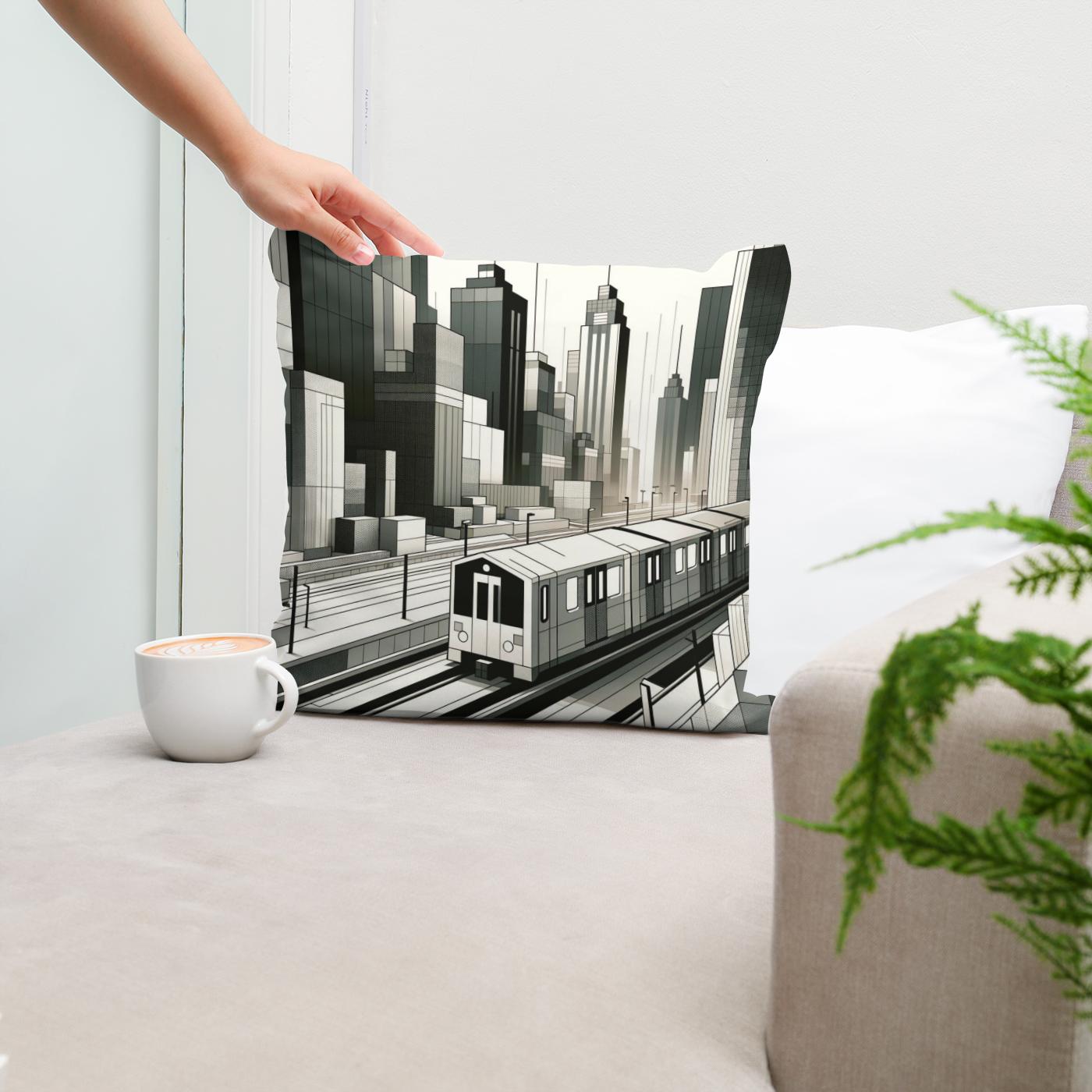 Urban Pulse Cotton Cushion