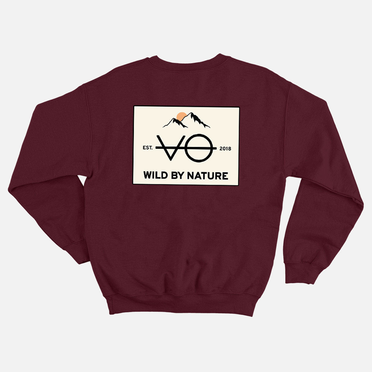 Wild By Nature Back Print Sweatshirt (Unisex)