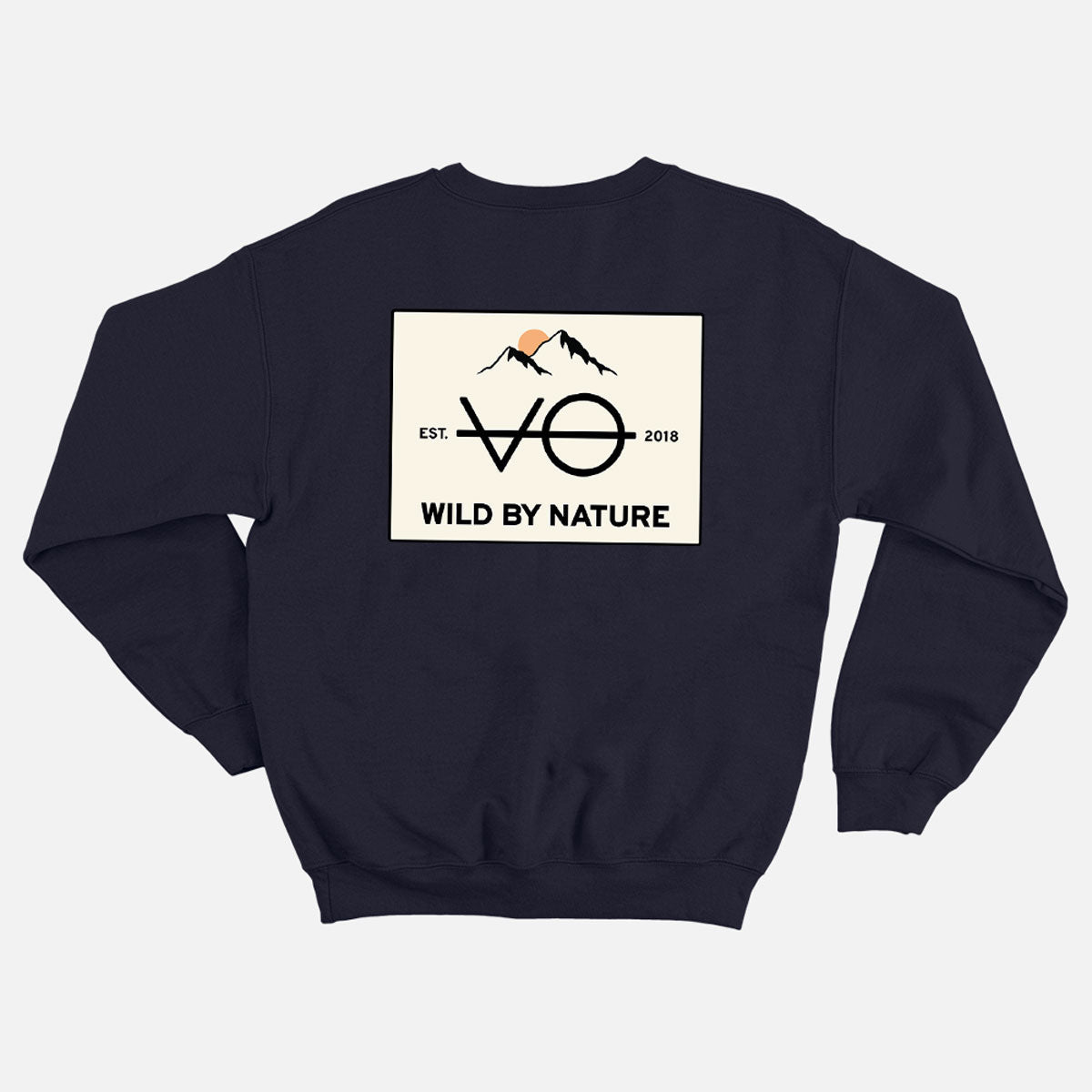 Wild By Nature Back Print Sweatshirt (Unisex)