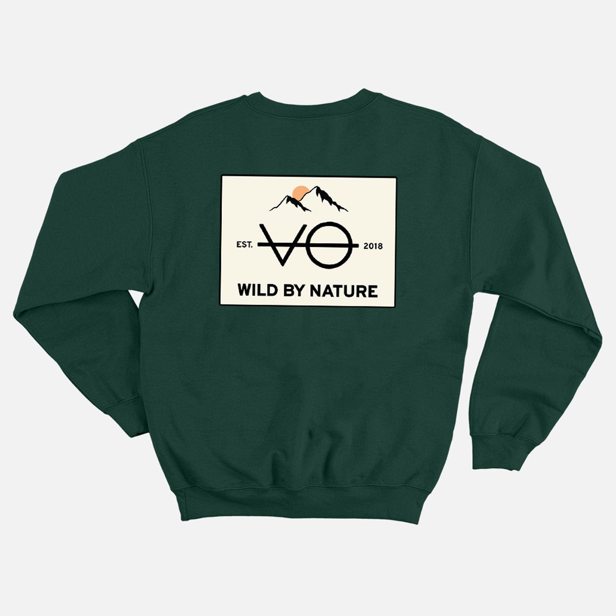 Wild By Nature Back Print Sweatshirt (Unisex)