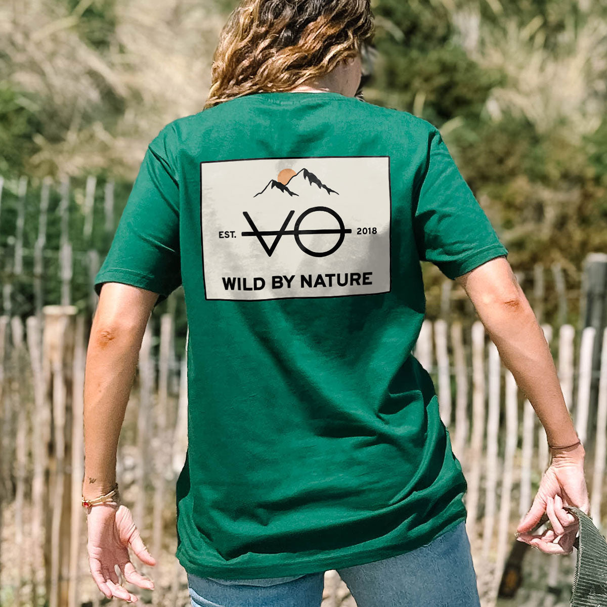 Wild By Nature Back Print T-Shirt (Unisex)
