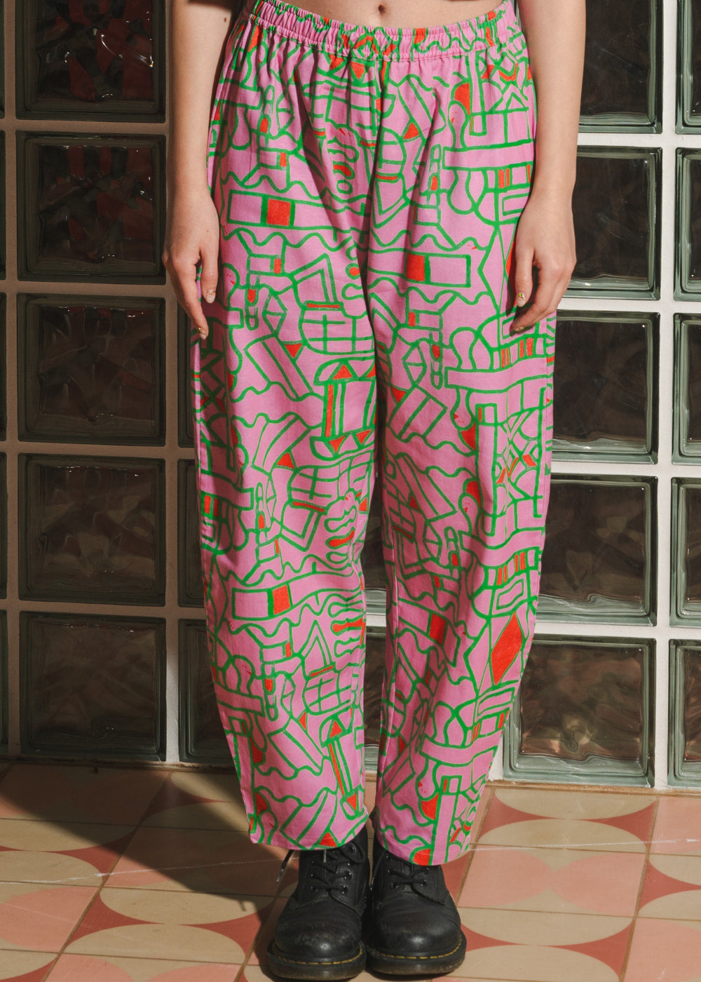 Organic Cotton and Linen Balloon Trousers