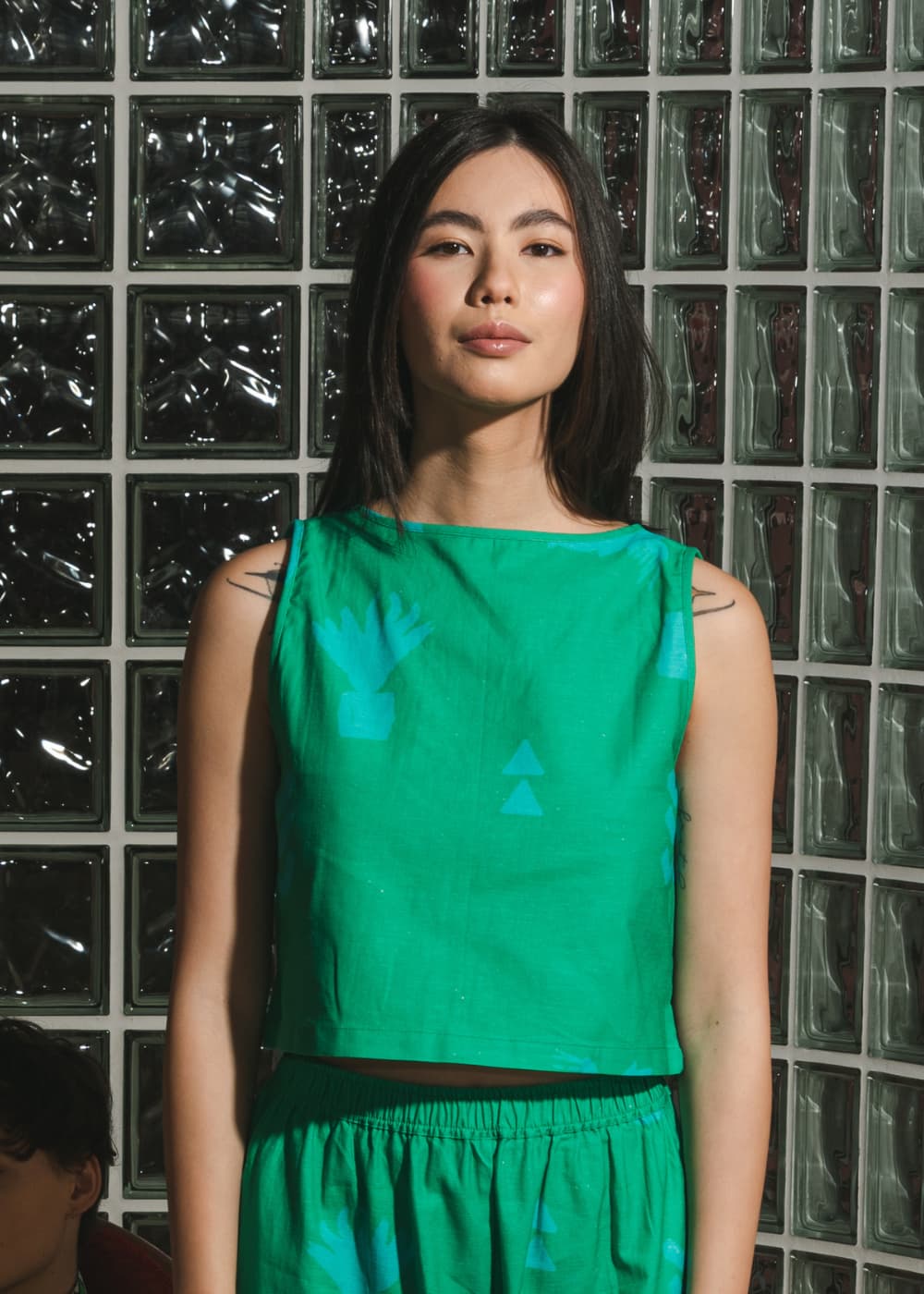 Organic Cotton & Linen Two-Way Tank