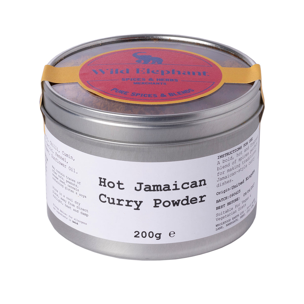 Hot Jamaican Curry Powder - Wild Elephant