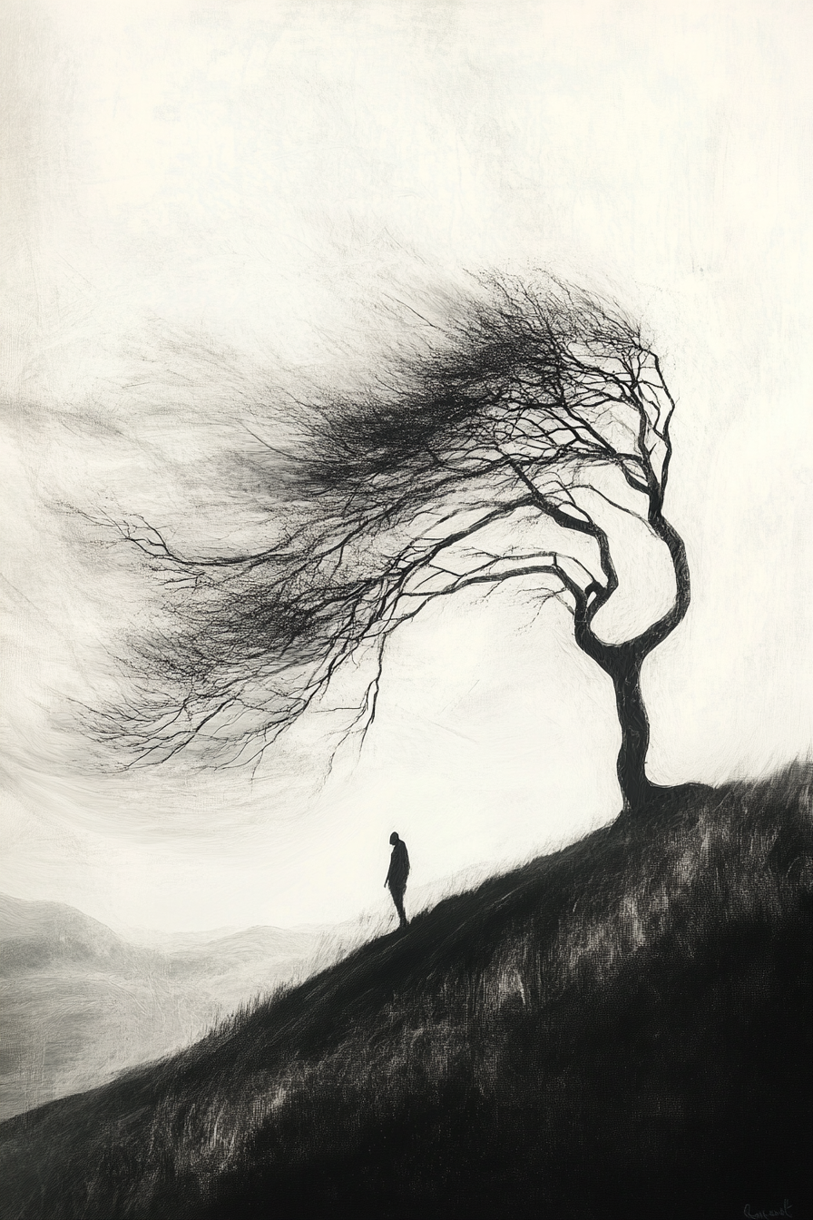 Windswept Solitude Canvas