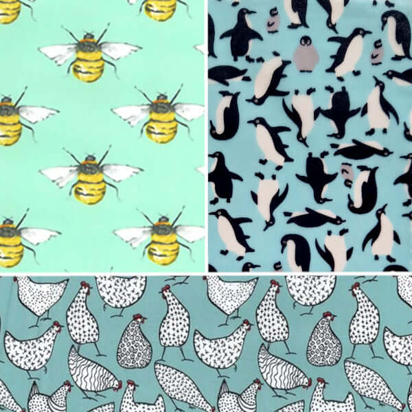 *Set of 3 Handmade Beeswax Wraps | Wings