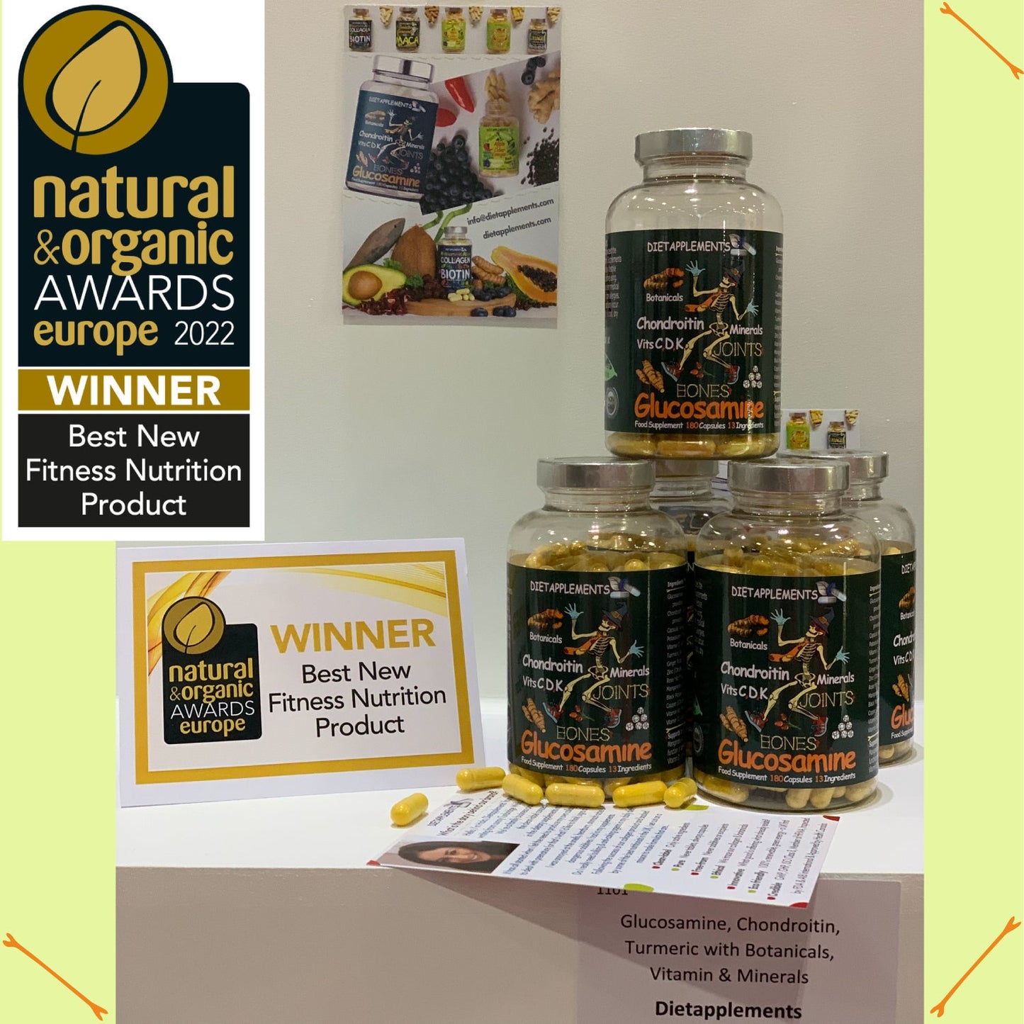 Glucosamine, Chondroitin, Turmeric, Vitamins & Minerals for the Bones & Joints