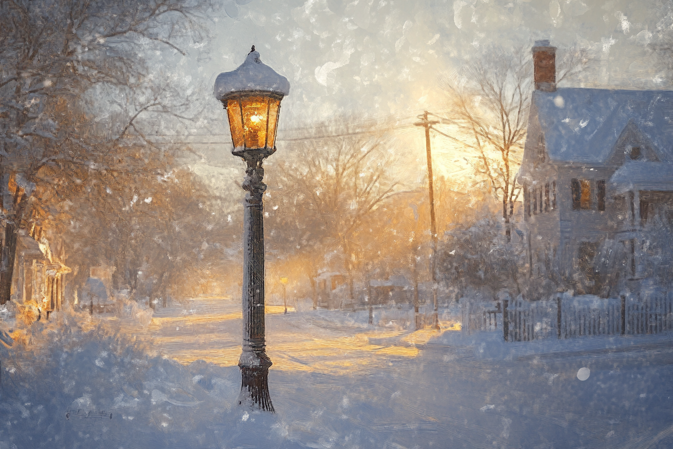 Winter Luminescence Blanket