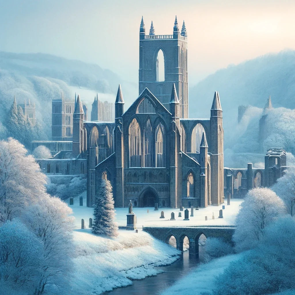 Winter at Bolton Abbey Canvas