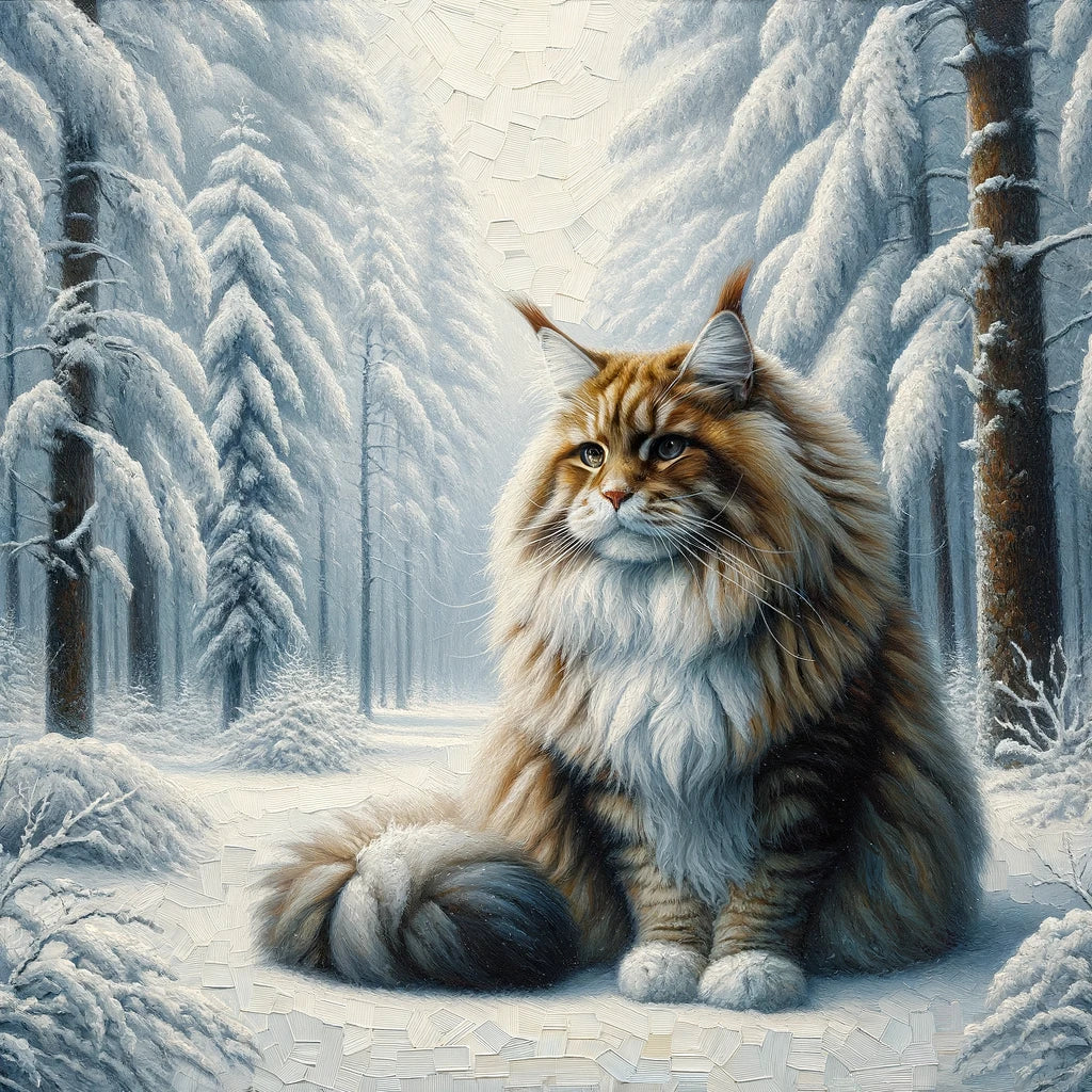 Winter's Majesty Cotton Cushion