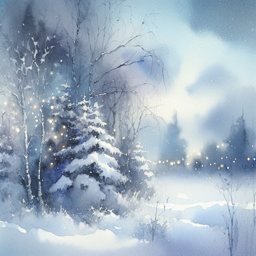 Winter's Melancholy Solitude Canvas