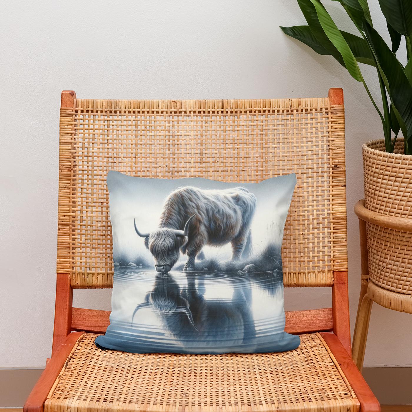 Reflections of Serenity Cotton Cushion