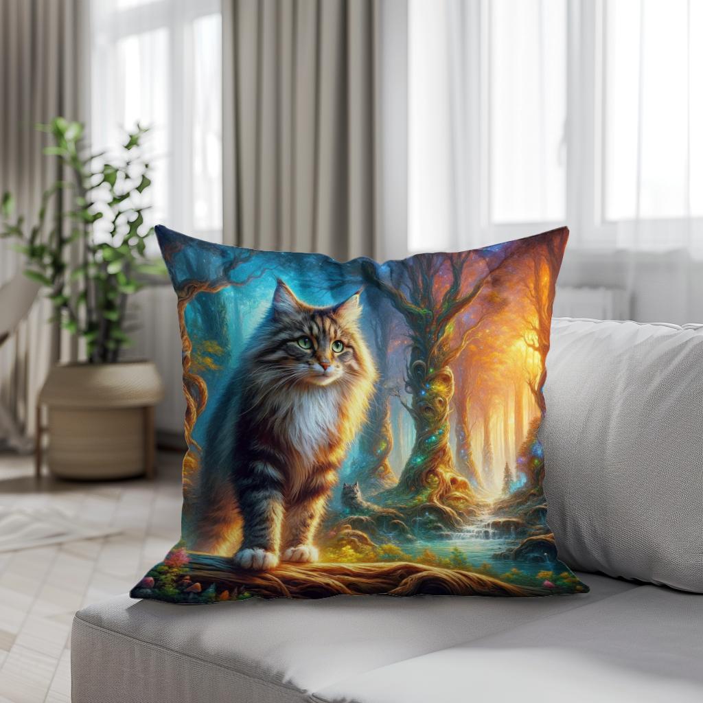 Forest Guardian Cotton Cushion