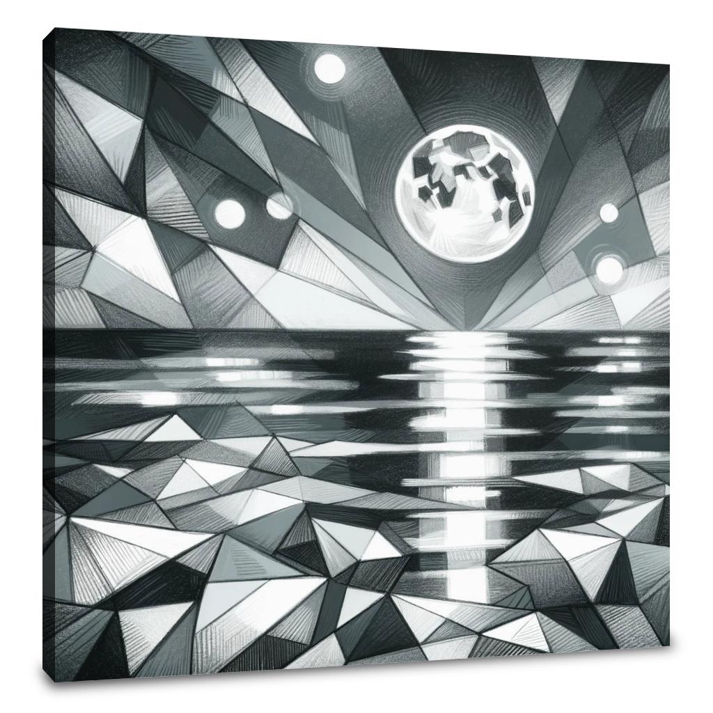 Lunar Reflections Canvas