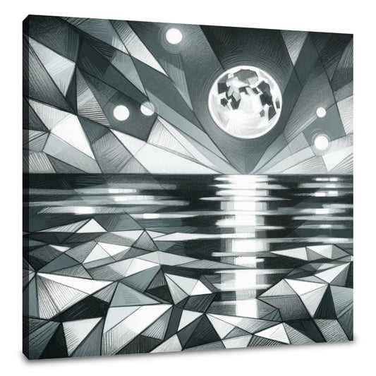 Lunar Reflections Canvas
